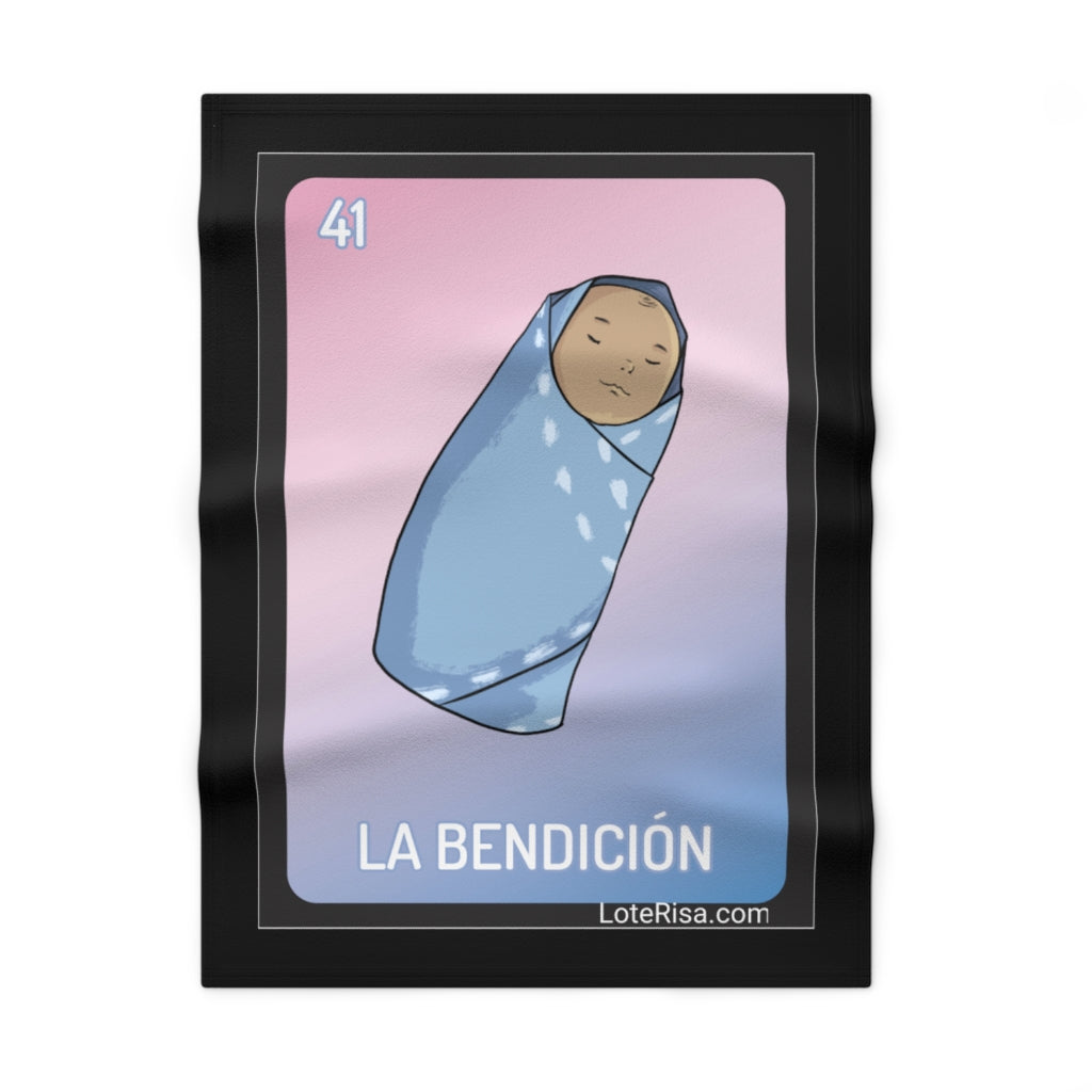 Soft Fleece Baby Blanket La Bendición