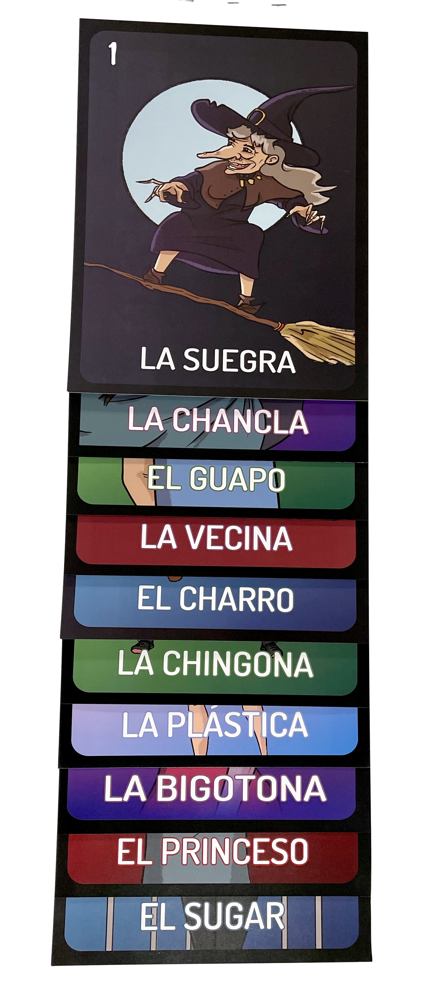 Continuation Boards (Numbered 11-20)- Tablas de Continuación para más jugadores, No Incluye Barajas - Deck of Cards Not Included