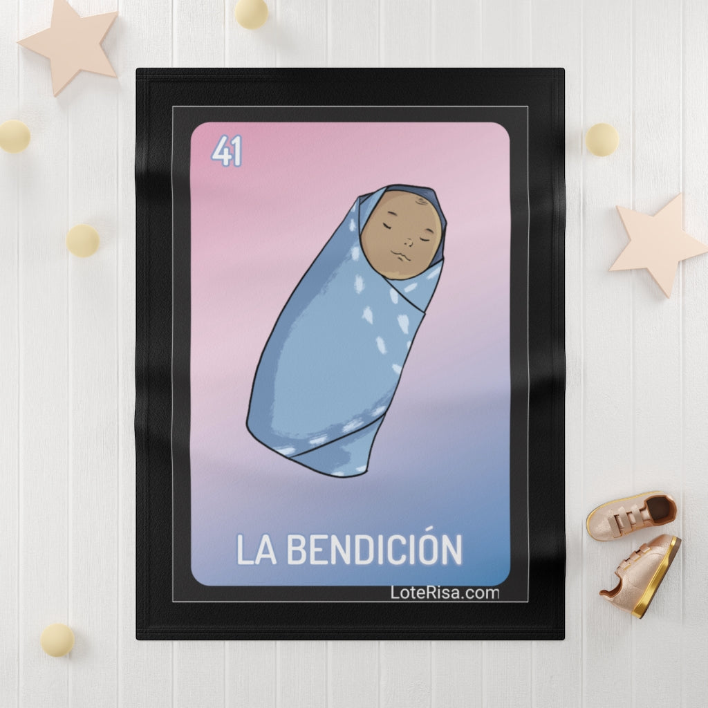Soft Fleece Baby Blanket La Bendición