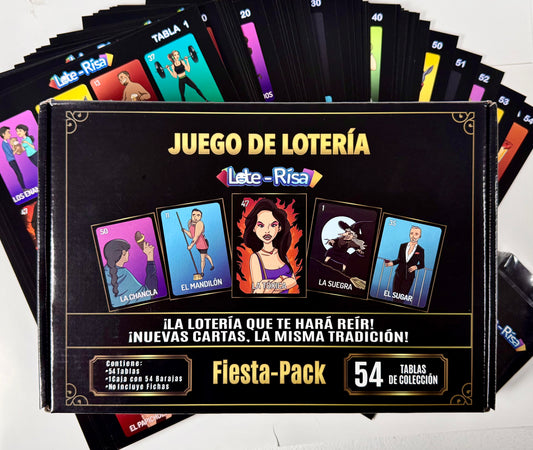 LoteRísa Fiesta Pack 54 Players/Jugadores - Collector’s Edition - Edición de Colección. Shipping/Envío 7-14 días/days