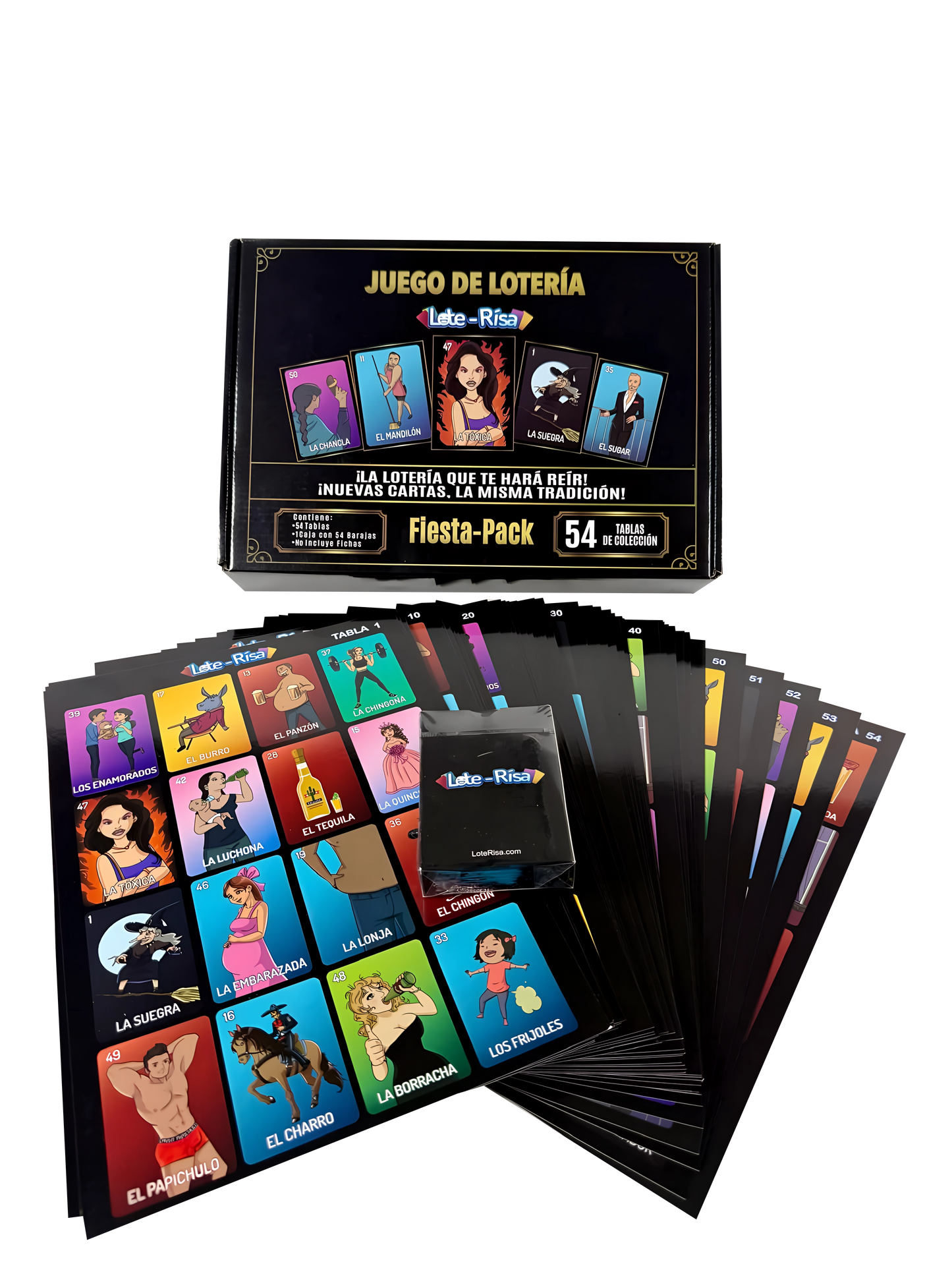LoteRísa Fiesta Pack 54 Players/Jugadores - Collector’s Edition - Edición de Colección. Shipping/Envío 7-14 días/days