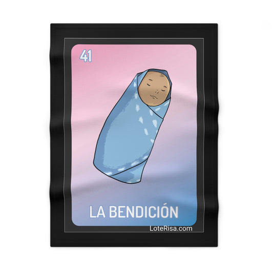 Soft Fleece Baby Blanket La Bendición