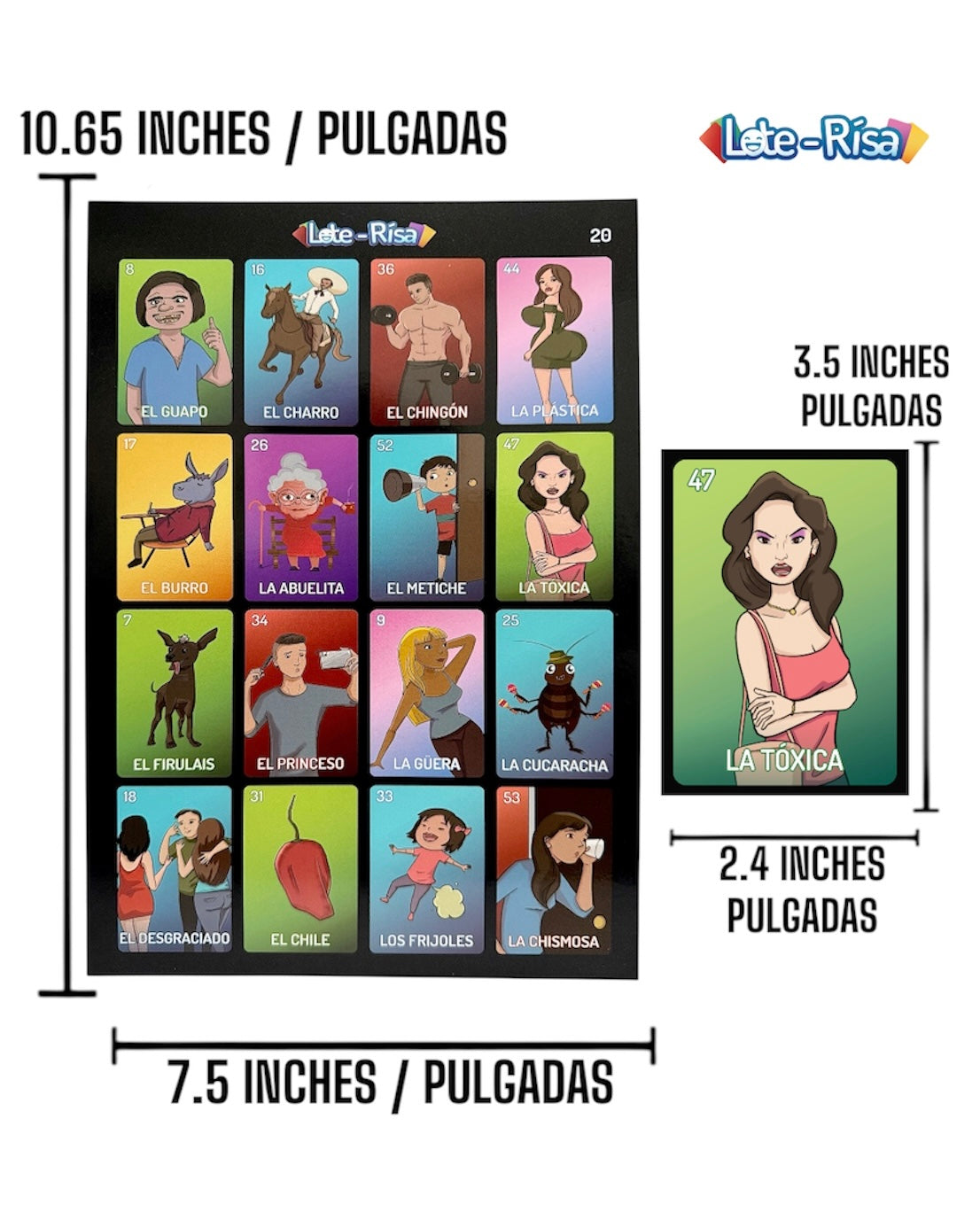 Lote Risa 20 Player Set Para 20 Jugadores